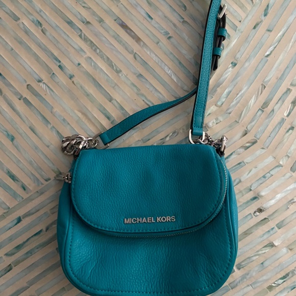 Michael kors teal aqua crossbody - Picture 2 of 3